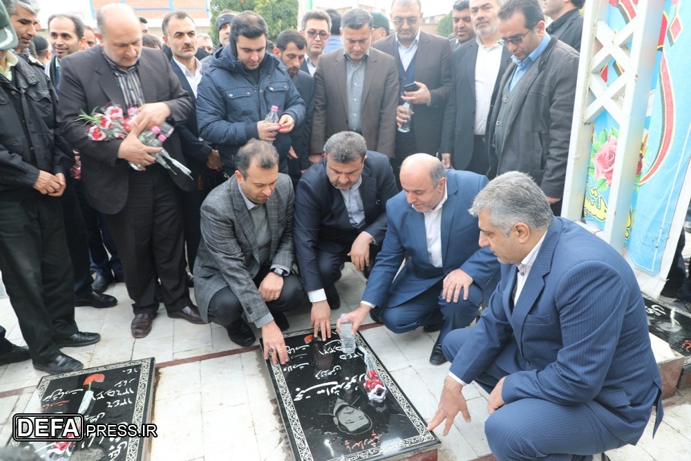 تجدید میثاق مسئولین مازندران با آرمان های شهدا