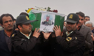 برگزاری مراسم خاکسپاری شهید«محمدرضا رفیعی نسب» در رامشیر