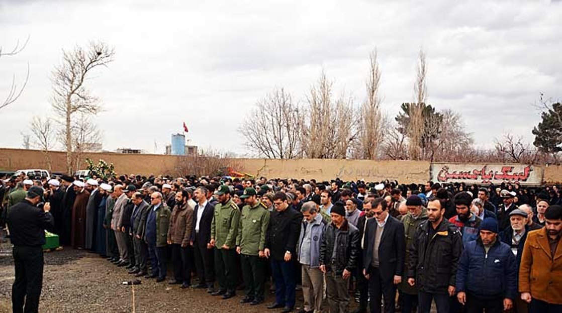 پیکر شهید فاطمیون پس از 3 سال از شهادت تشییع شد