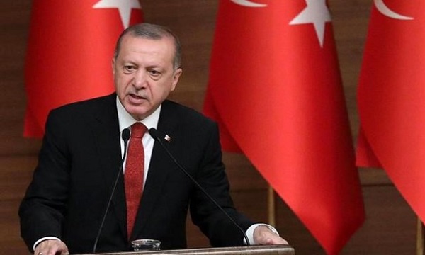 اردوغان: اجازه ایجاد کمربند تروریستی در شمال سوریه را نمی‌دهیم