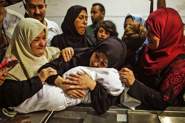 عکس/ لیلی انور الغندور، نوزاد فلسطینی که بر اثر استنشاق گاز اشک‌آور روز دوشنبه به شهادت رسید