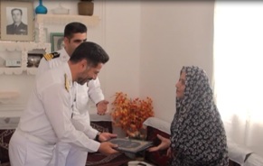 دیدار با خانواده اولین شهید نیروی دریایی کُردستان