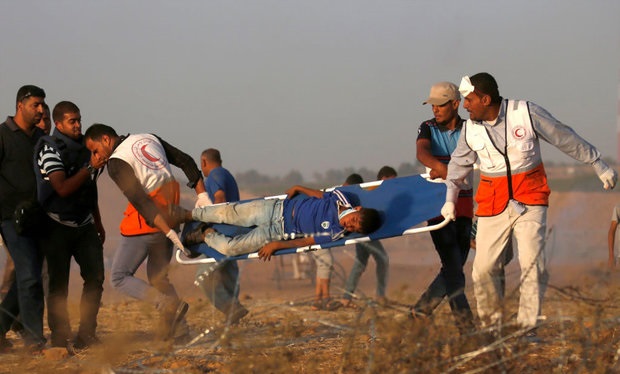 شهادت نوجوان مجروح فلسطینی در شمال نوارغزه