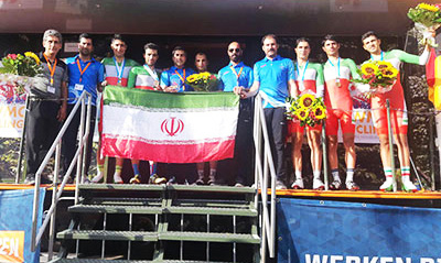 کسب مدال برنز توسط ایران در مسابقات «تایم‌ تریل» ارتش‌های جهان