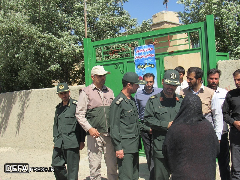 بازدید فرمانده سپاه بیت المقدس از اردوی جهادگران بسیجی در قروه +تصاویر