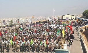 تجمع 30 هزار نفری بسیجیان مازندران برگزار شد