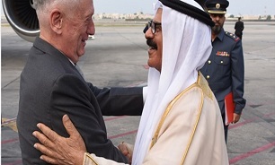 دیدار متیس با پادشاه بحرین