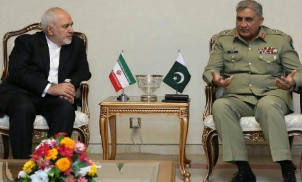ظریف با فرمانده ارتش پاکستان دیدار کرد