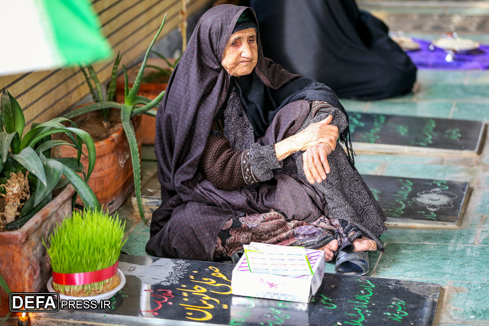 تصاویر/ اولین پنجشنبه سال در کنار مزار شهدای شهرستان فراش‌بند استان فارس