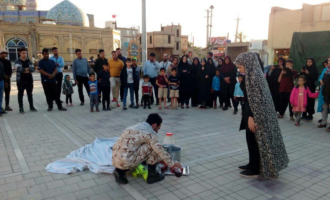 مسجد جامع خرمشهر میزبان نمایش خیابانی «نسیم»