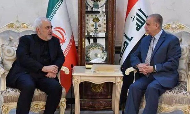 گفت‌وگوی تلفنی وزیر خارجه عراق با ظریف در پی شهادت سردار سلیمانی