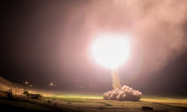 «انتقام سخت» به وقوع پیوست/ حملات سنگین موشکی سپاه به پایگاه آمریکایی عین‌الاسد