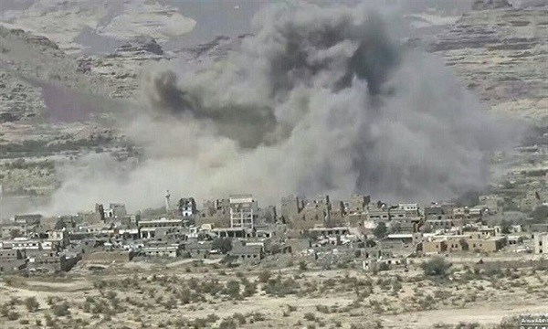حملات توپخانه‌ای رژیم سعودی به یمن