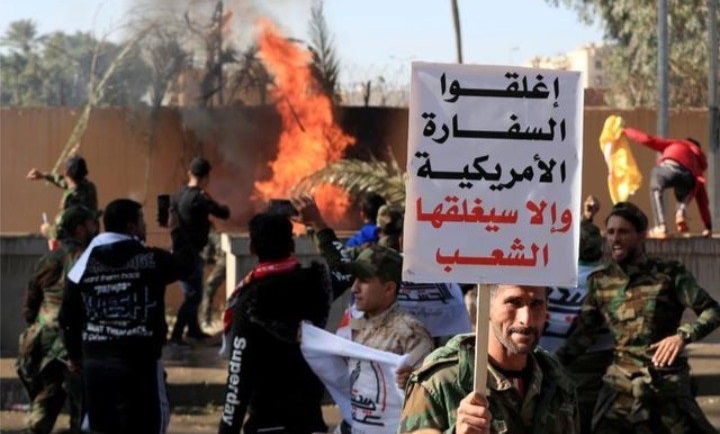 اعتراض عراقی‌ها از حمله واشنگنتن به بسیج مردمی