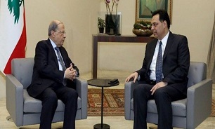 دیاب برای رایزنی درباره تشکیل کابینه به دیدار رئیس‌جمهور لبنان رفت