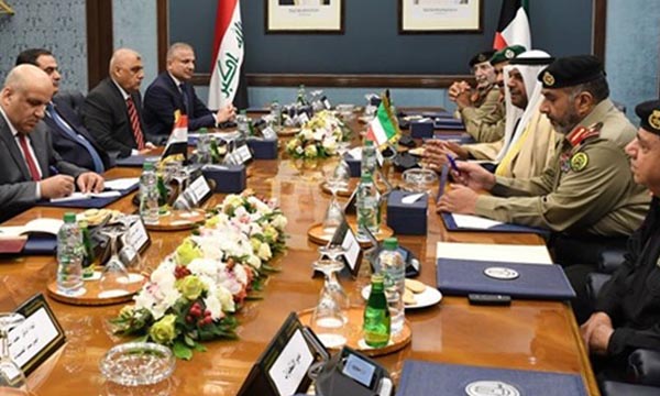 دیدار وزرای دفاع عراق و کویت