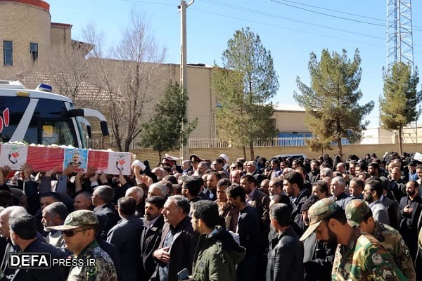 آیین تشییع پیکر جانباز شهید «منصور امیری» در کرمان برگزار شد