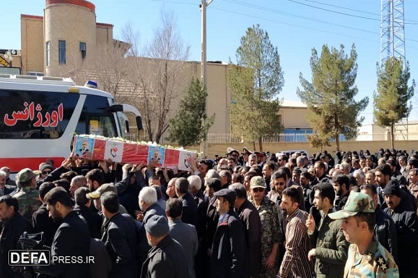 آیین تشییع پیکر جانباز شهید «منصور امیری» در کرمان برگزار شد