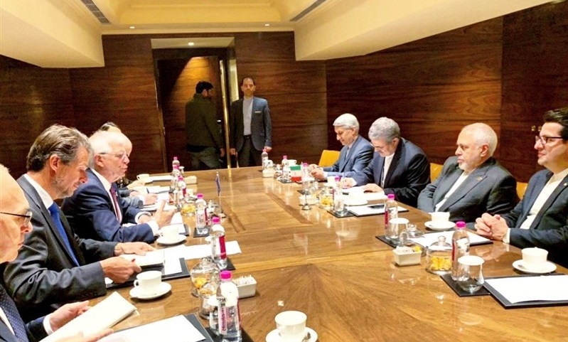 دیدار مسئول سیاست خارجی اتحادیه اروپا با ظریف در تهران