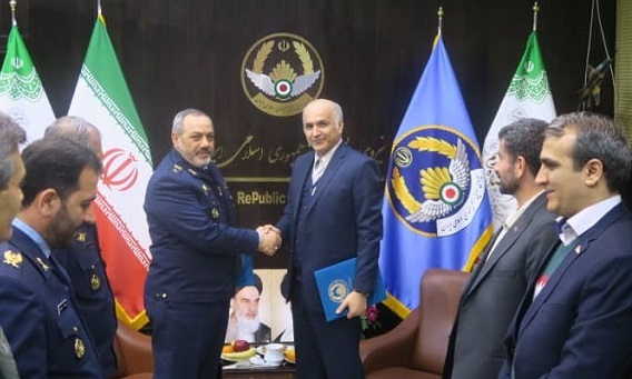 امضای تفاهم‌نامه همکاری فی‌مابین نیروی هوایی ارتش و پژوهشگاه فضایی ایران