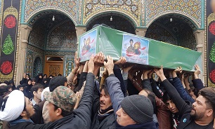 پیکر شهید حجت الاسلام «سید رحمت الله موسوی» در قم تشییع و خاکسپاری شد