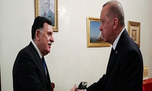 رئیس دولت وفاق ملی لیبی با اردوغان دیدار کرد