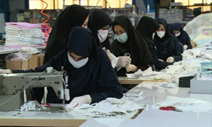 تولید ماسک‌های بهداشتی در پادگان ابوذر كرمانشاه