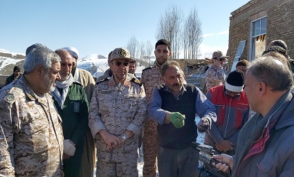 سپاه برای ساخت منازل مسکونی در منطقه زلزله زده قطور خوی آمادگی دارد
