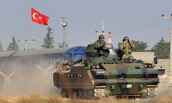 استقرار تجهیزات نظامی ترکیه در منطقه «راس العین» سوریه