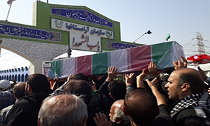 تشییع پیکر جانباز شهید سید «حسن موسوی» در اهواز