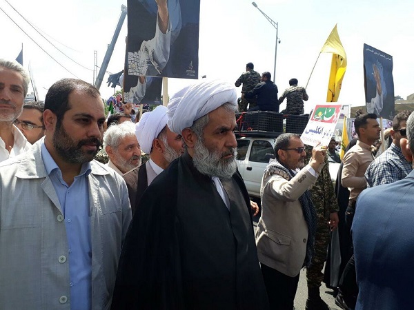 حضور دشمن‌شکن ‌ملت ایران در راهپیمایی روز قدس‌/ «در قدس نماز می‌خوانیم»