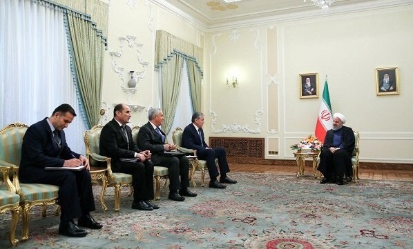 وزیر امور خارجه تاجیکستان با روحانی دیدار کرد