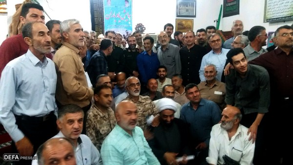 برگزاری همایش رزمندگان دفاع مقدس در روستای نودیجه گلستان