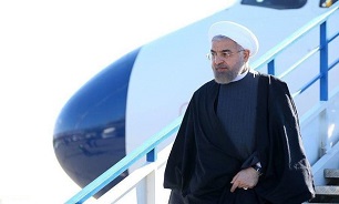 به منظور شرکت در پنجمین کنفرانس سیکا؛روحانی وارد دوشنبه پایتخت تاجیکستان شد