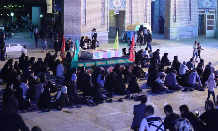 برگزاری مراسم شب قدر در مسجد جامع خرمشهر موزه انقلاب اسلامی و دفاع مقدس