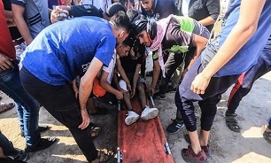 49 زخمی در حمله صهیونیست‌ها به راهپیمایی غزه