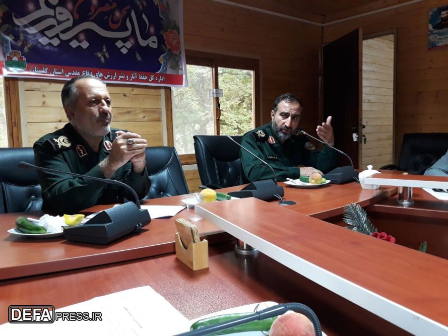 جلسه مشترک تدوین تاریخ جامع استان‌های گلستان و مازندران در دفاع مقدس برگزار شد + تصاویر