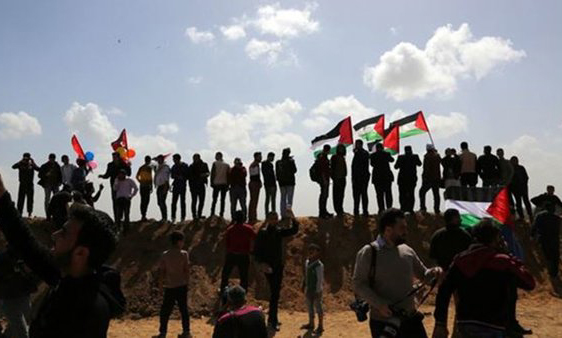 فلسطینی‌ها خود را برای تظاهرات بازگشت آماده می‌کنند