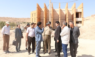 بازدید امیر «فولادی» از پروژه در حال تکمیل موزه انقلاب و دفاع مقدس قم