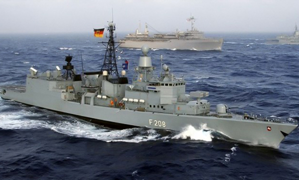 پیوستن آلمان به طرح انگلیسی تشکیل ائتلاف دریایی در جنوب ایران
