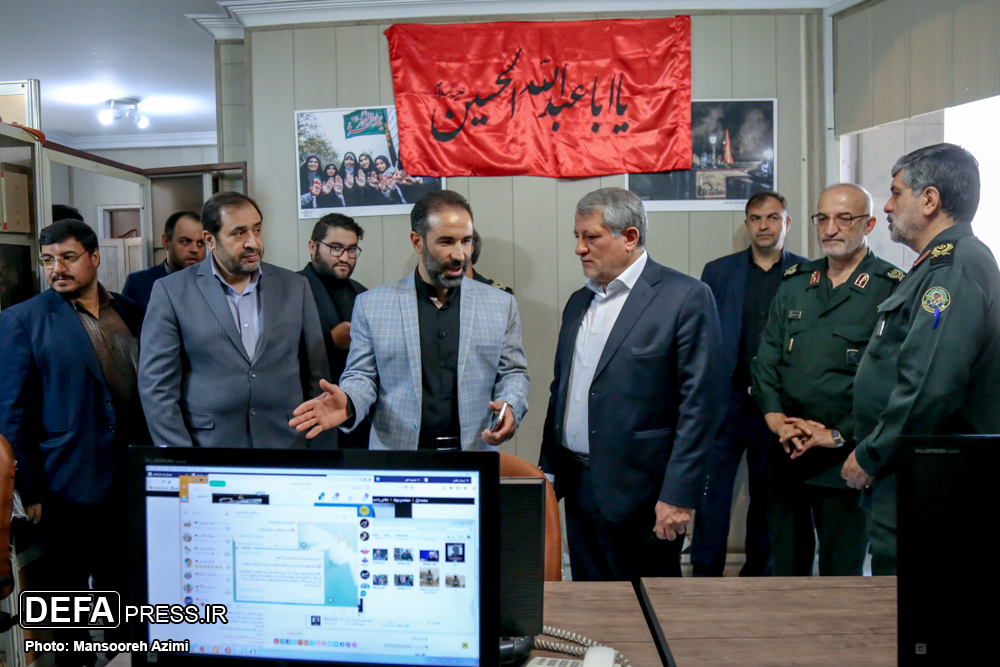 «محسن هاشمی» از خبرگزاری دفاع مقدس بازدید کرد