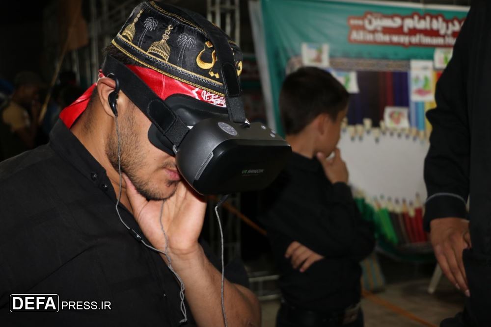 روایتگری واقعه عاشورا با عینک‌های واقعیت مجازی در سامرا + تصاویر