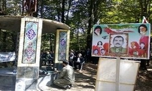 افتتاح یادمان شهید «محمدعلی امیری» در سوادکوه