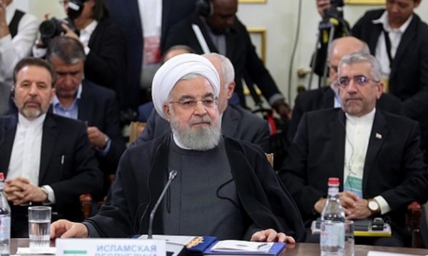 روحانی در اجلاس اوراسیا: جامعه بین‌المللی باید با رویکرد خصمانه و یکجانبه گرایانه آمریکا مقابله نماید