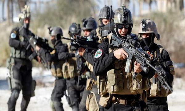 عملیات ضد تروریستی نیروهای امنیتی عراق در جنوب موصل