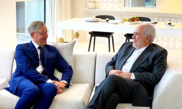 رئیس کمیته سیاست خارجی پارلمان آلمان با ظریف دیدار کرد