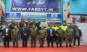 رقابت های تنیس روی میز ارتش به میزبانی تیپ 37 زرهی شیراز برگزار شد