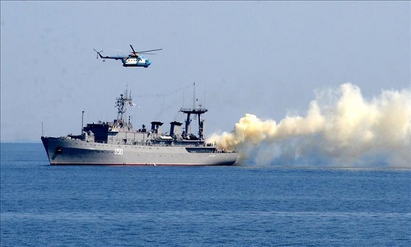 رزمایش مشترک روسیه و سوریه در دریای مدیترانه آغاز شد
