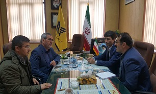 دیدار مدیر کل حفظ آثار دفاع مقدس استان اردبیل با مدیر کل پست استان