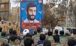 ادای احترام به مقام سردار شهید «پیرزاده» در اردبیل